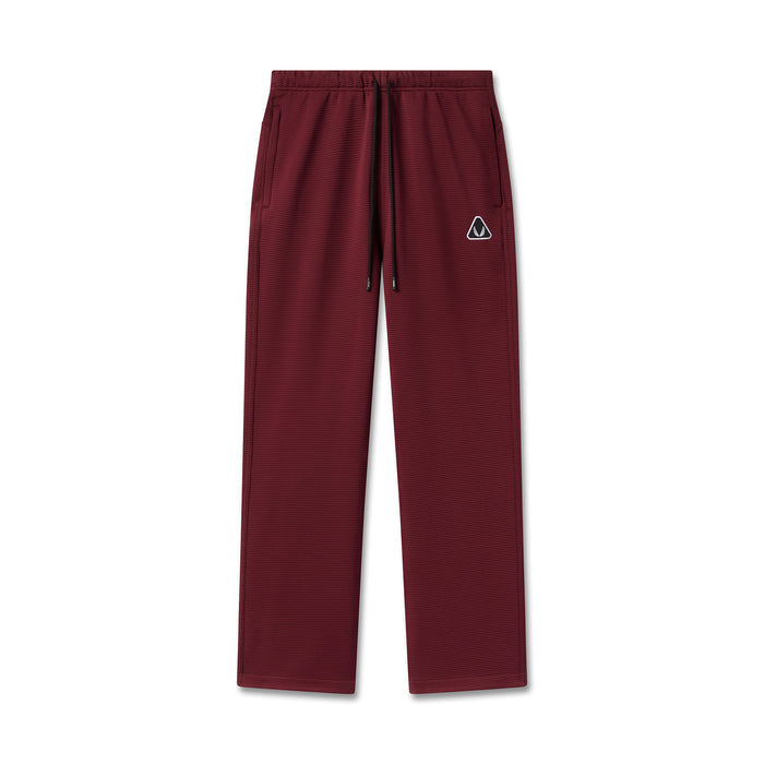 flatlay Deltapeak® Straight Leg Sweats in crimson, front view