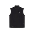 flatlay Aerotex PrimaLoft Run Vest in black, front view