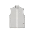 flatlay Aerotex PrimaLoft Run Vest in slate grey, front view