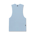 Flatlay of Ice-Skin™ Muscle Tank in light sky blue, front view