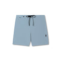 flatlay Revolutional Board Short in light sky blue, front view