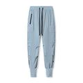 flatlay of Tetra-Lite Ice Cargo High Rib Jogger in light sky blue, front view