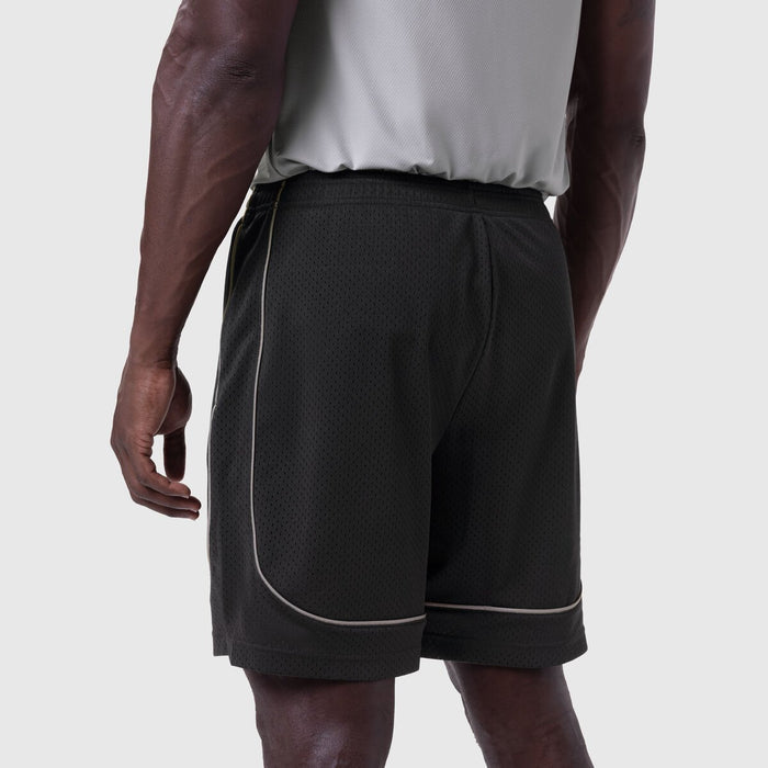 Ion-Mesh Modal Liner Short in black, rear view on model