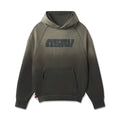 Flatlay of ASRV Tech-Terry Training Hoodie in olive sun fade, front view on display