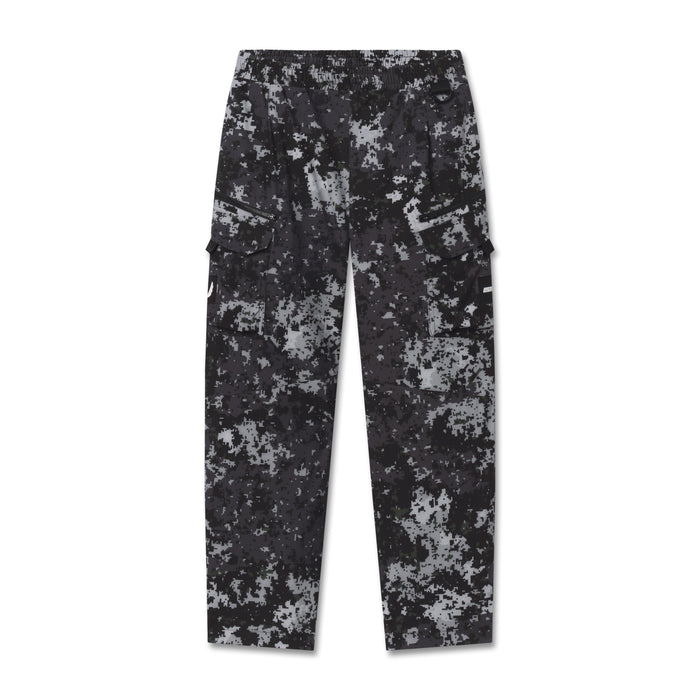 Flatlay of Tetra-Lite® Cargo City Pant in black pixel camo, full length view