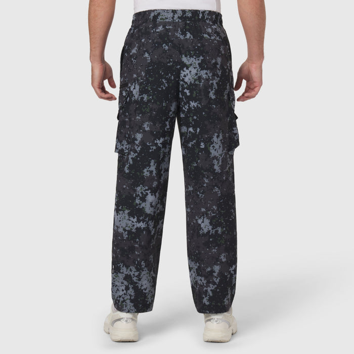 Tetra-Lite® Cargo City Pant in pixel camo black, back view on model