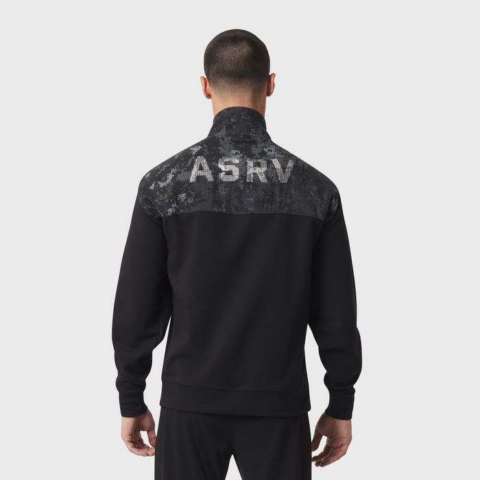 Dri-Core™ Sidelock Full Zip in black, back view on model
