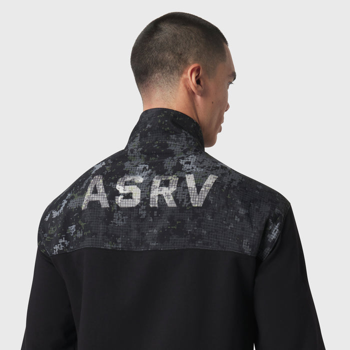 Dri-Core™ Sidelock Full Zip in black, back view on model