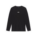 flatlay Polartec® Delta Longsleeve in black, front view