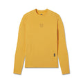 flatlay LYCRA® ADAPTIV Baselayer Longsleeve in amber, front view