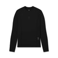 flatlay LYCRA® ADAPTIV Baselayer Longsleeve in black, front view