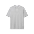flatlay Polartec® Delta Polo in slate grey, front view flatlay