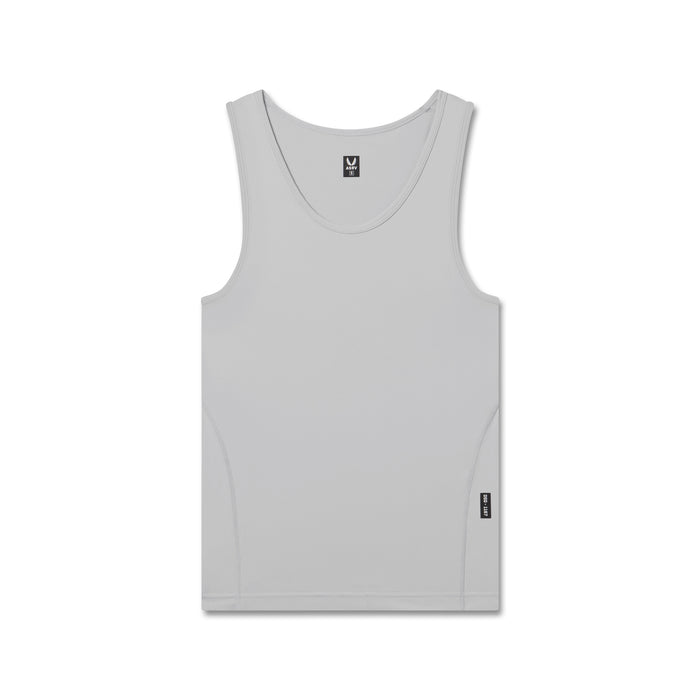 flatlay LYCRA® ADAPTIV Baselayer Tank in slate grey, front view