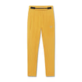 flatlay Hybrid Belt-Pack Run Jogger in amber yellow, front view