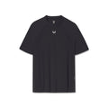 flatlay Laser-Vent™ Training Tee in black, front view