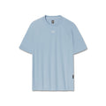 flatlay Laser-Vent Training Tee in light sky blue, front view