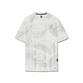 flatlay Laser-Vent Training Tee in white marble, front view
