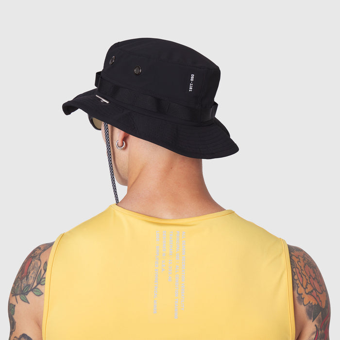 TETRA-LITE® Boonie Hat in black, back view worn by model