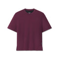 Flatlay of SUPIMA® Ice-Skin™ Reversible Tee in Merlot, front view