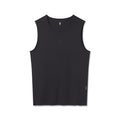 flatlay Warpflexx-Lite Training Tank in black, front view