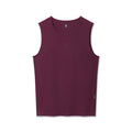 flatlay Warpflexx-Lite Training Tank in merlot, front view