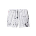 flatlay Revolutional Training Short in white sedona snow camo, front view