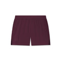 flatlay Aerotex™ Distance Run Short in merlot, front view