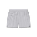 flatlay Aerotex Distance Run Short in slate grey, front view