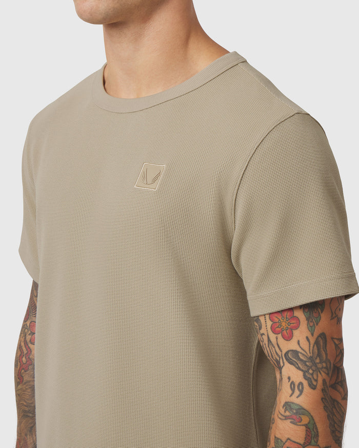 1202. Tech-Waffle™ Tee - Khaki