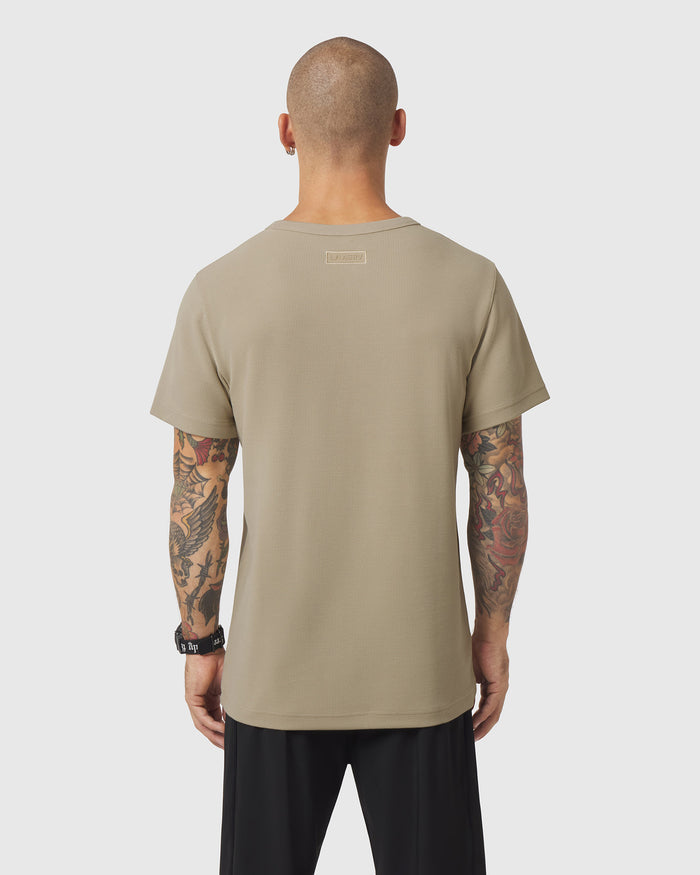 1202. Tech-Waffle™ Tee - Khaki