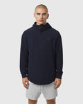 1205. Tech-Waffle™ Quarter Zip Hoodie - Navy