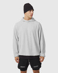 1206. Tech-Waffle™ Scuba Hoodie - Heather Grey