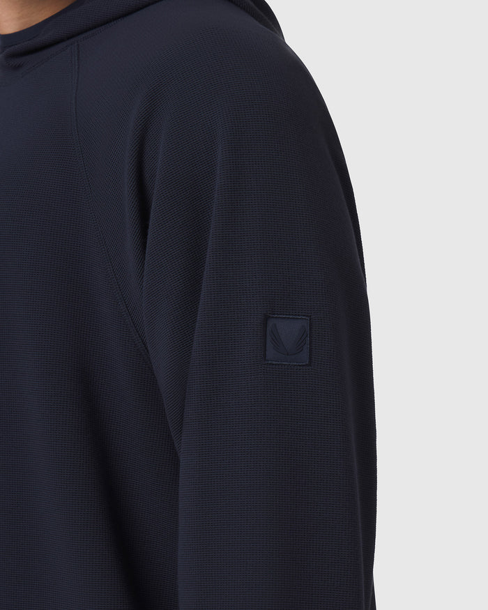 1206. Tech-Waffle™ Scuba Hoodie - Navy