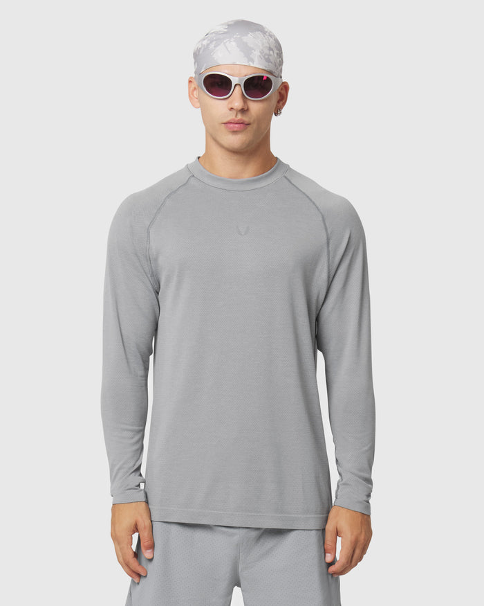 1214. Seamless Training Long Sleeve - Slate Grey