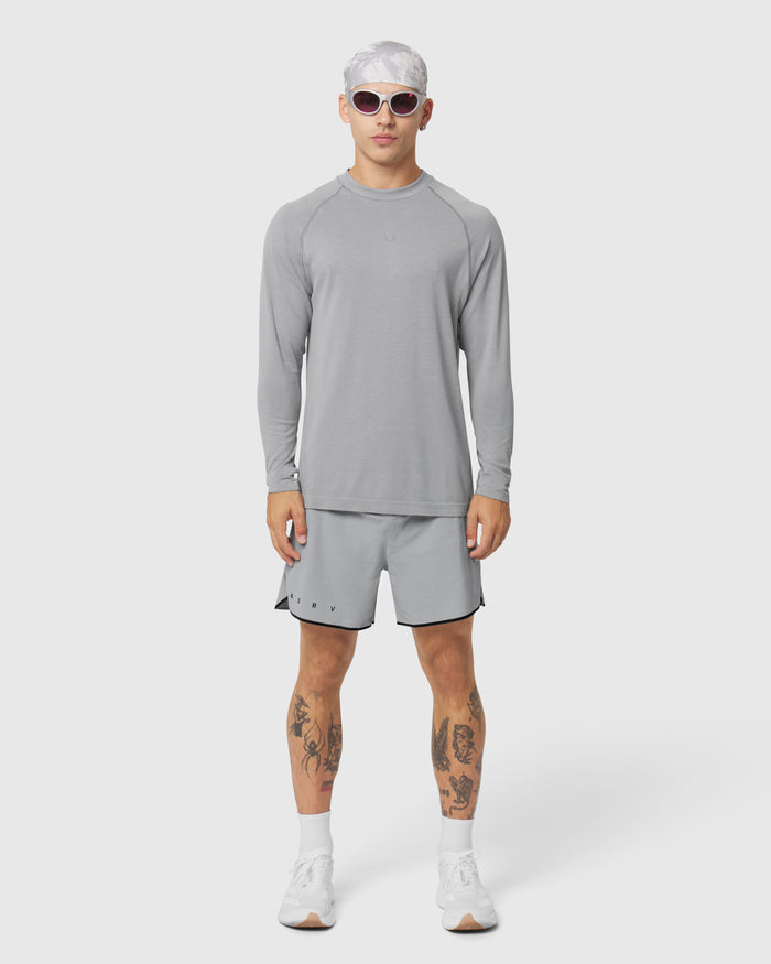 1214. Seamless Training Long Sleeve - Slate Grey
