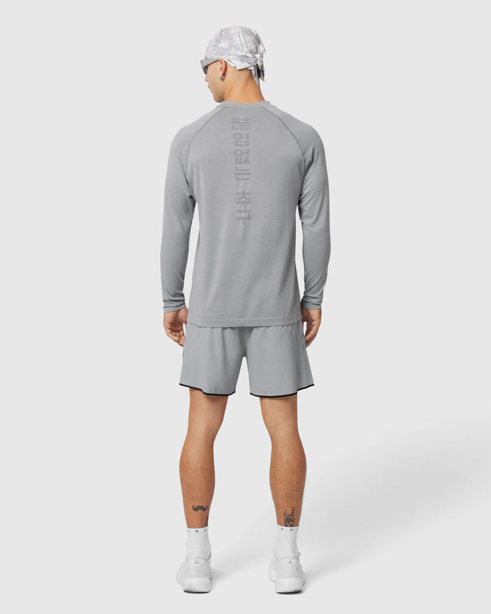 1214. Seamless Training Long Sleeve - Slate Grey