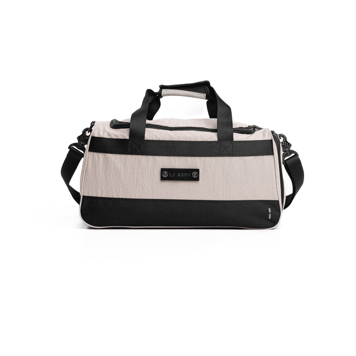 Flatlay 1234 Ripstop Duffle Bag in Chai, front view