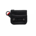 Flatlay 1235 Ripstop Clip Bag in black, top view