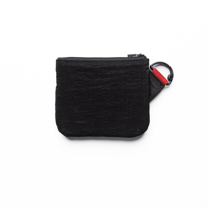 Flatlay 1235 Ripstop Clip Bag in black, top view
