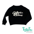 Black Yee Haw - Toddler - Sweater