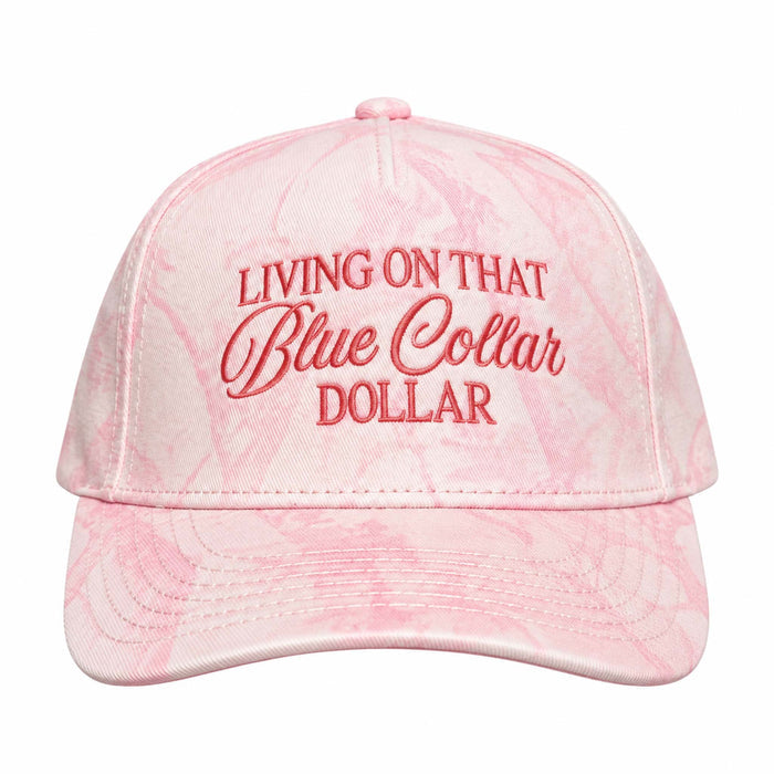 Blue Collar Dollar Pink Camo Trucker Hat