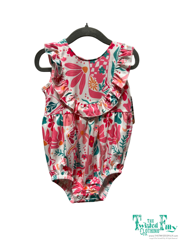 BOHO Cowgirl - Infant - Ruffle Sleeveless One Piece