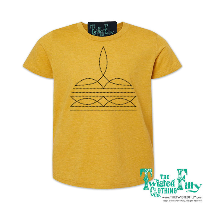 Boot Stitch - Adult Crew Neck Unisex Tee