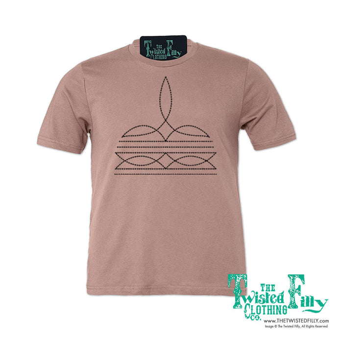 Boot Stitch - Adult Crew Neck Unisex Tee