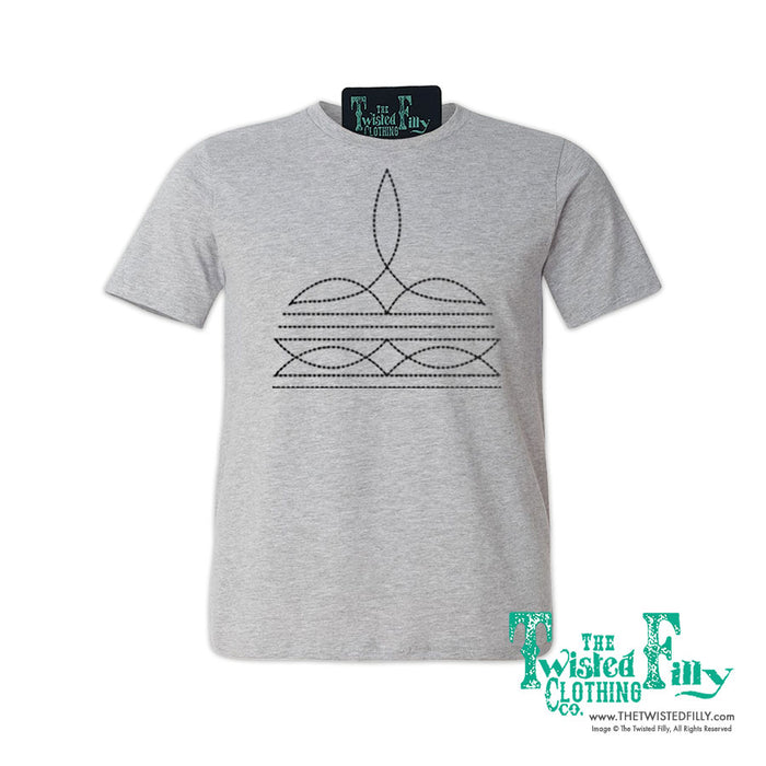Boot Stitch - Adult Crew Neck Unisex Tee