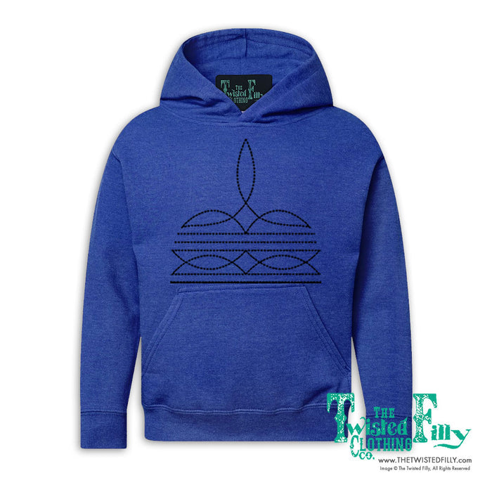 Boot Stitch - Youth Hoodie - Assorted Colors