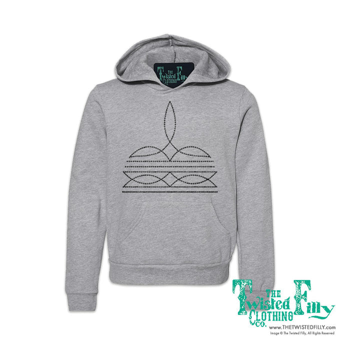 Boot Stitch - Youth Hoodie - Assorted Colors