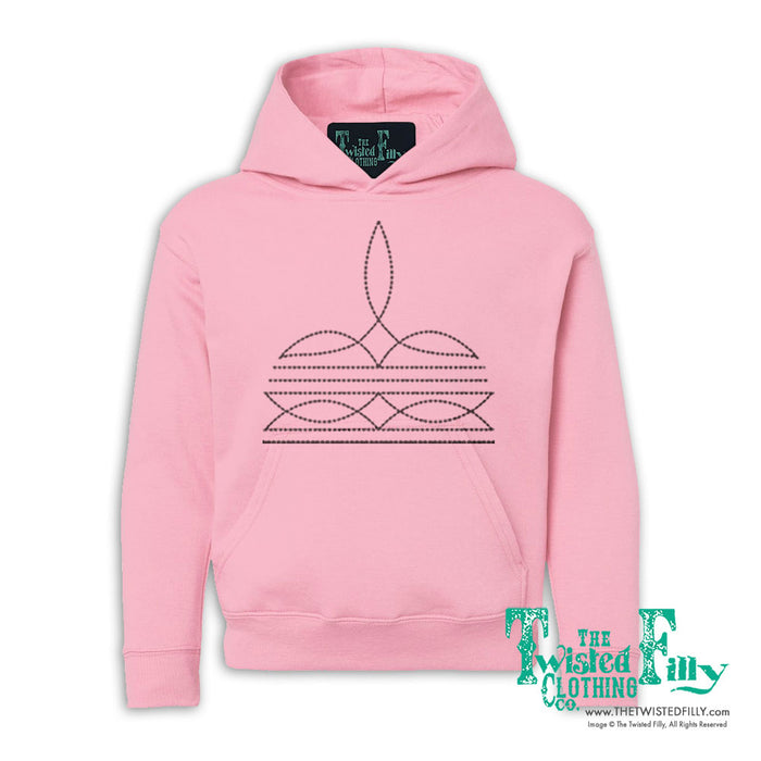 Boot Stitch - Youth Hoodie - Assorted Colors