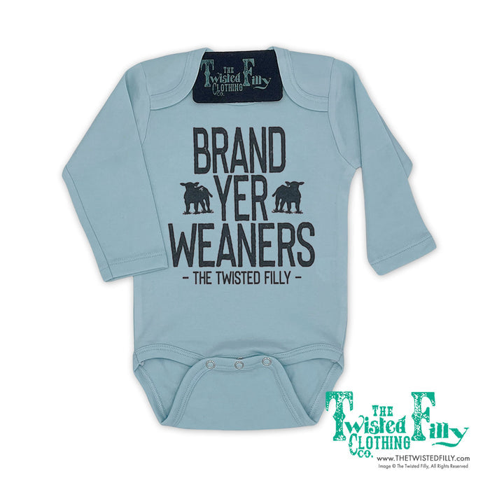 Brand Yer Weaners - L/S Infant One Piece - Assorted Colors