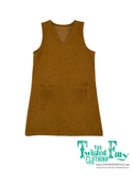 Brown Corduroy - Toddler - Dress